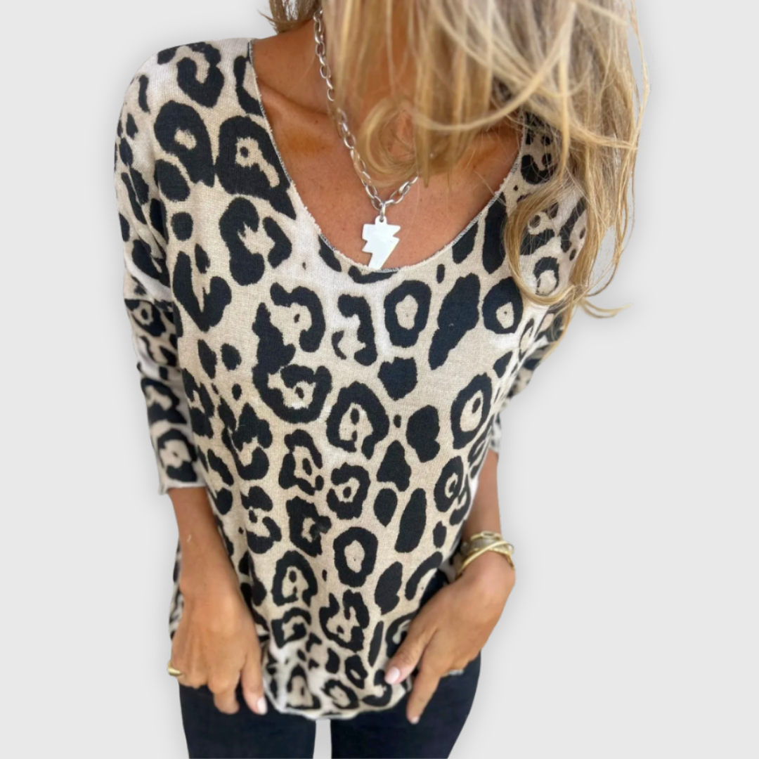 Selva | Leopardenmuster-Pullover
