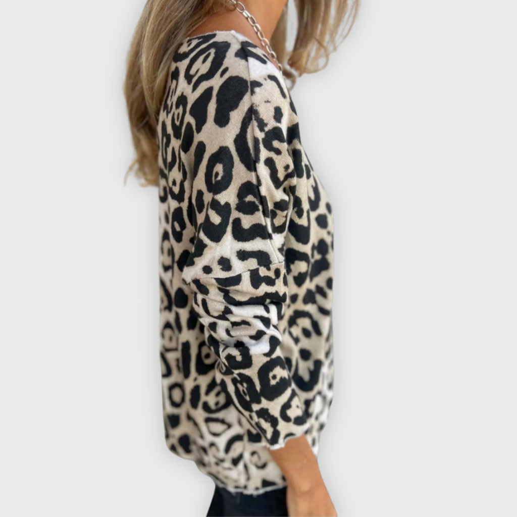 Selva | Leopardenmuster-Pullover