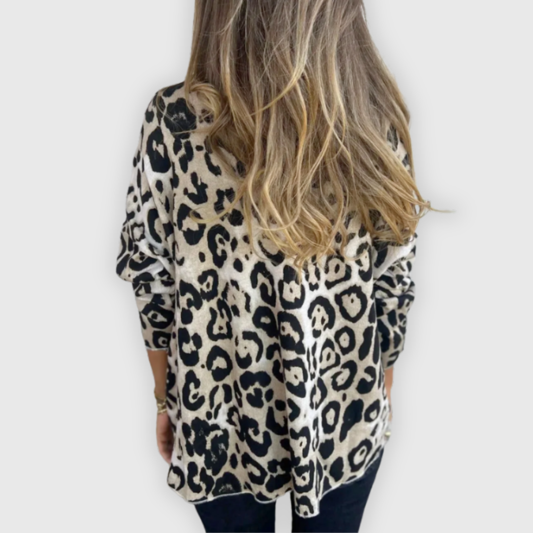 Selva | Leopardenmuster-Pullover