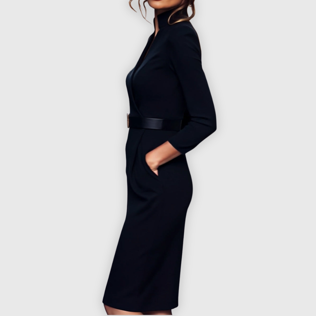 Katia | Handgenähtes Premium-Kleid mit fließender Eleganz