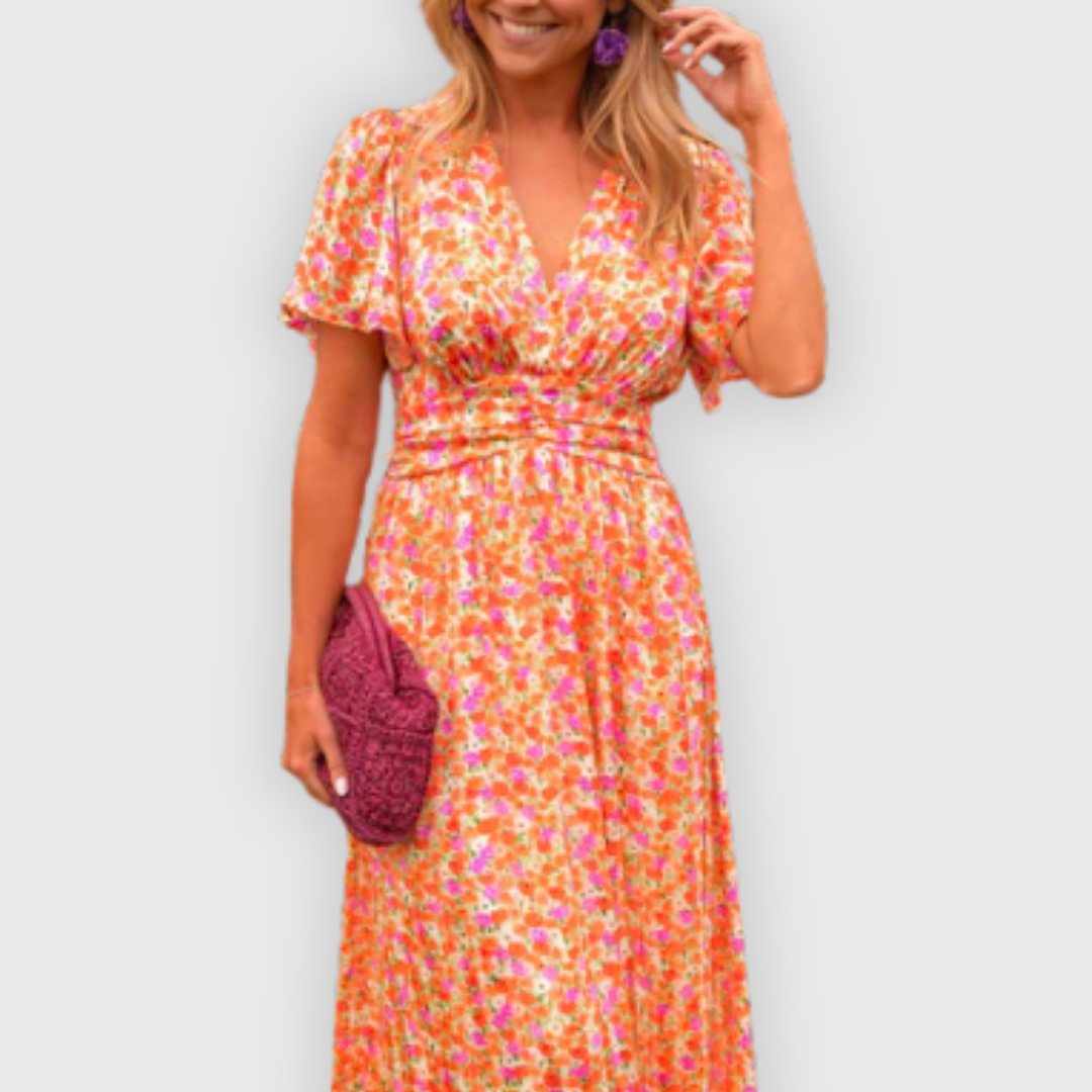 Adele | Sommerkleid mit V-Ausschnitt