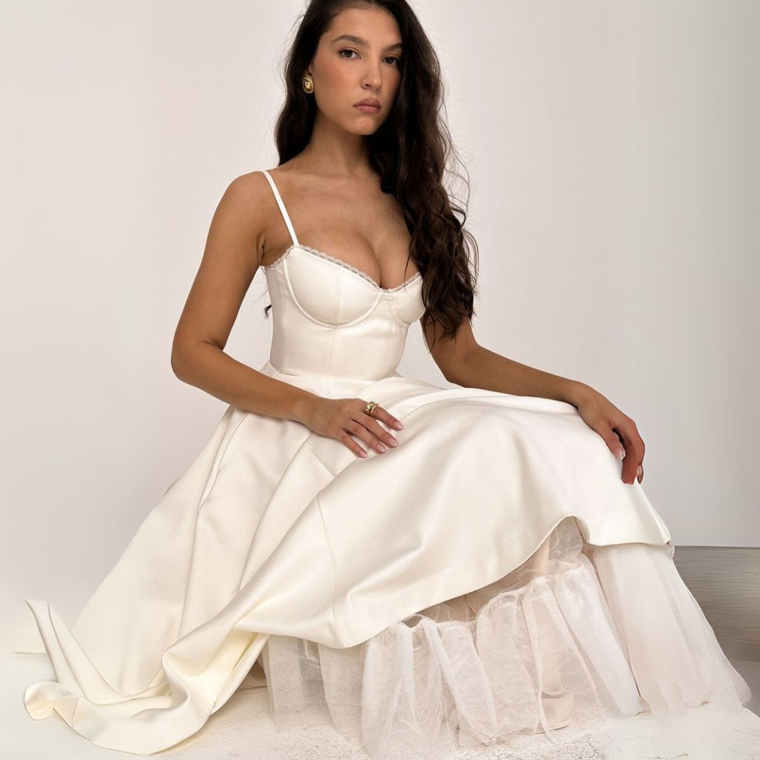 Clotilde | Elegantes Maxikleid aus Premiumstoff