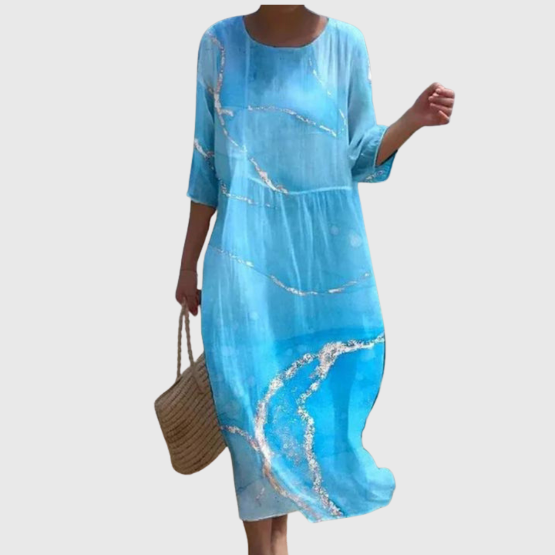 Laurita | Handgenähtes Premium-Sommerkleid