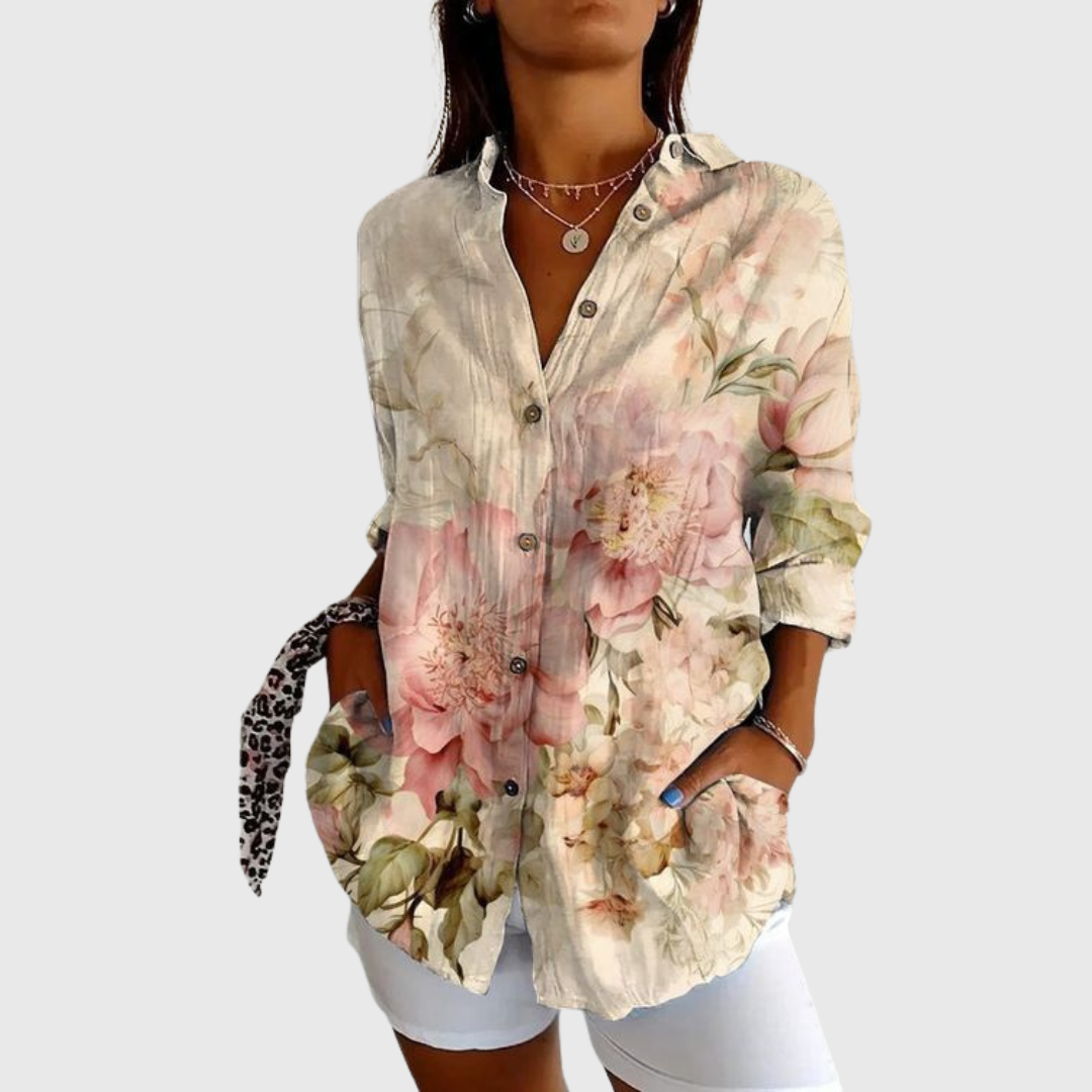 Sofia | Handgefertigte Premium-Bluse für den Sommer