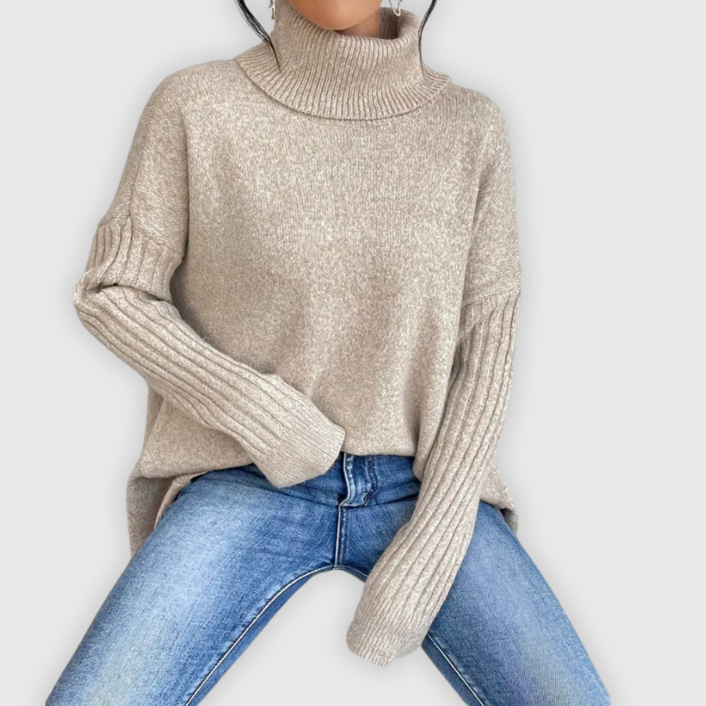 Lauren | Premium Strickpullover mit Rollkragen