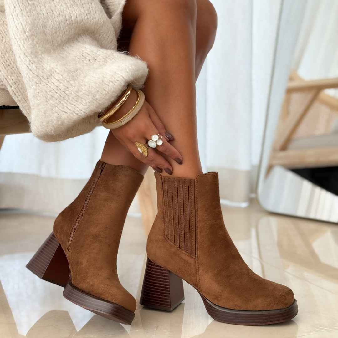 Etta | Elegante Camel-Boots