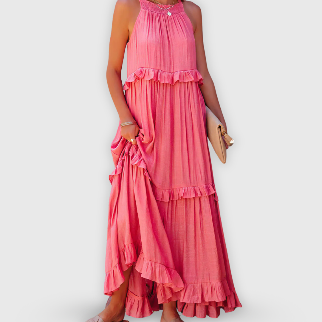 Fiona | Langes Kleid handgefertigt