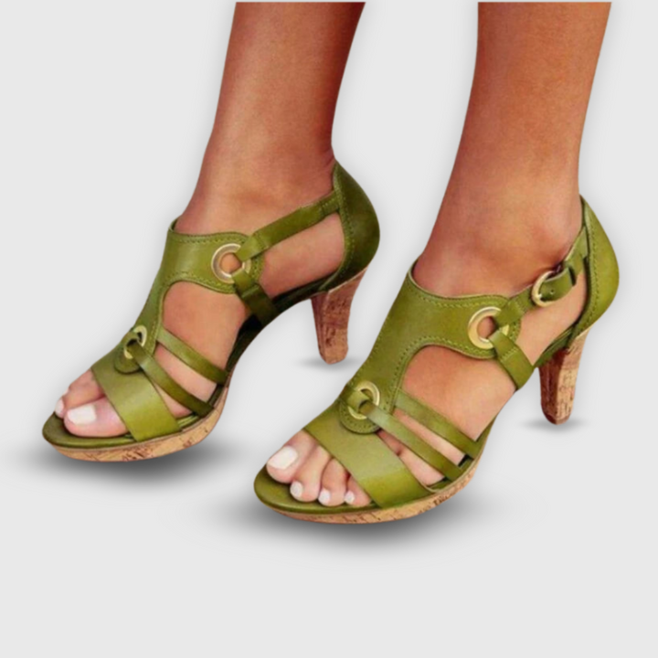 Annabella | Handgefertigte Premium-Sandalen mit Absatz