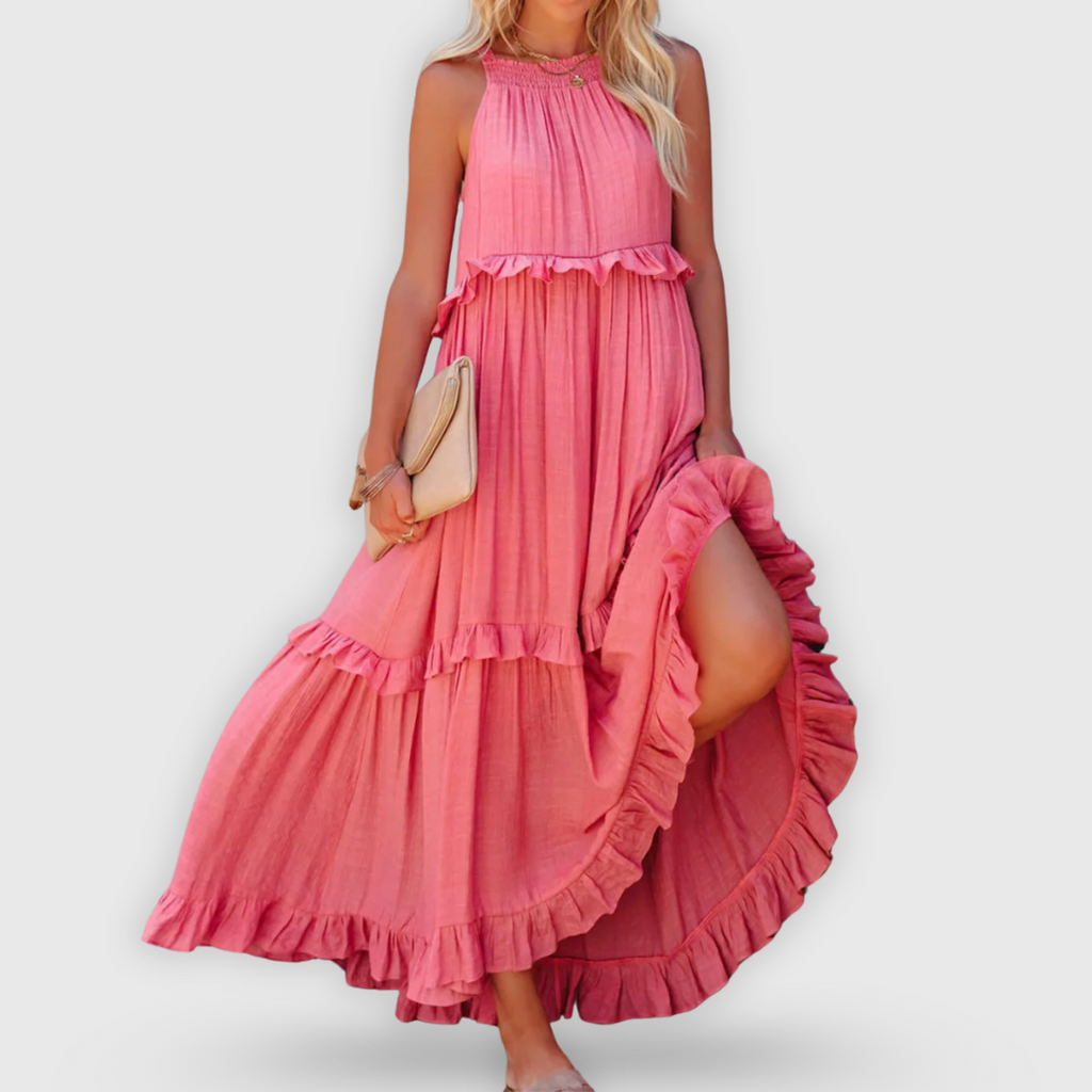 Fiona | Langes Kleid handgefertigt