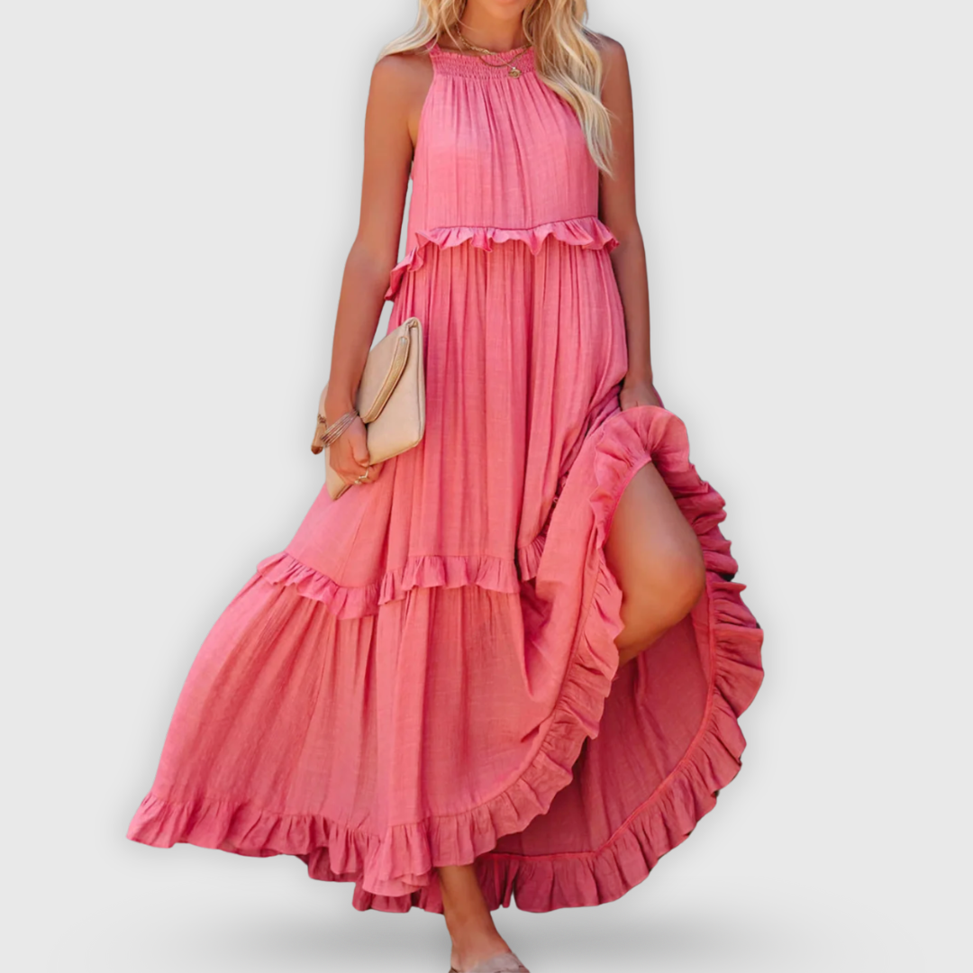 Fiona | Langes Kleid handgefertigt