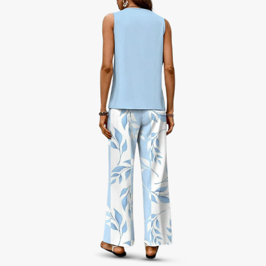 Lina | Premium Zweiteiler mit ärmellosem Top und Hose