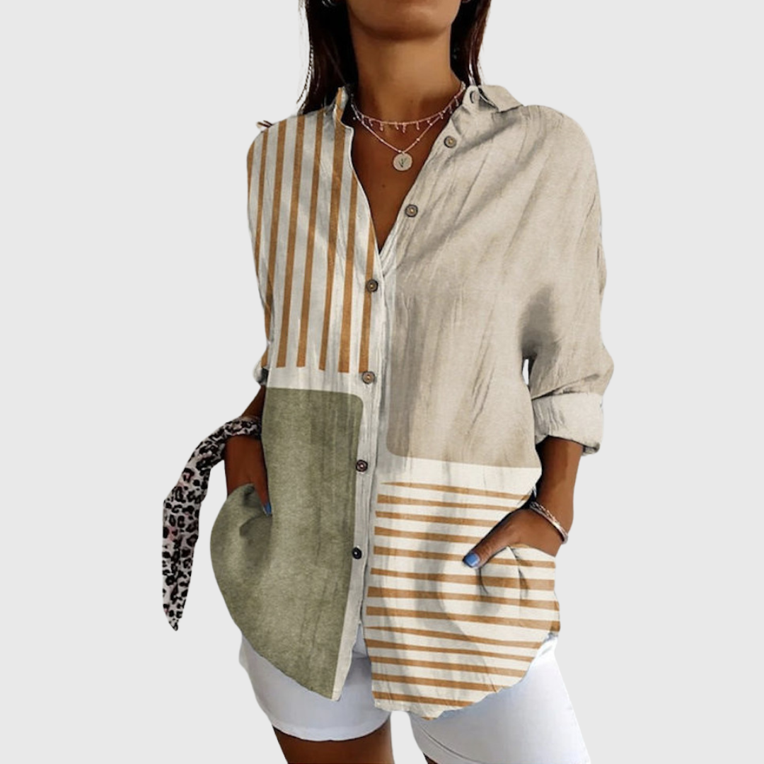 Sofia | Handgefertigte Premium-Bluse für den Sommer