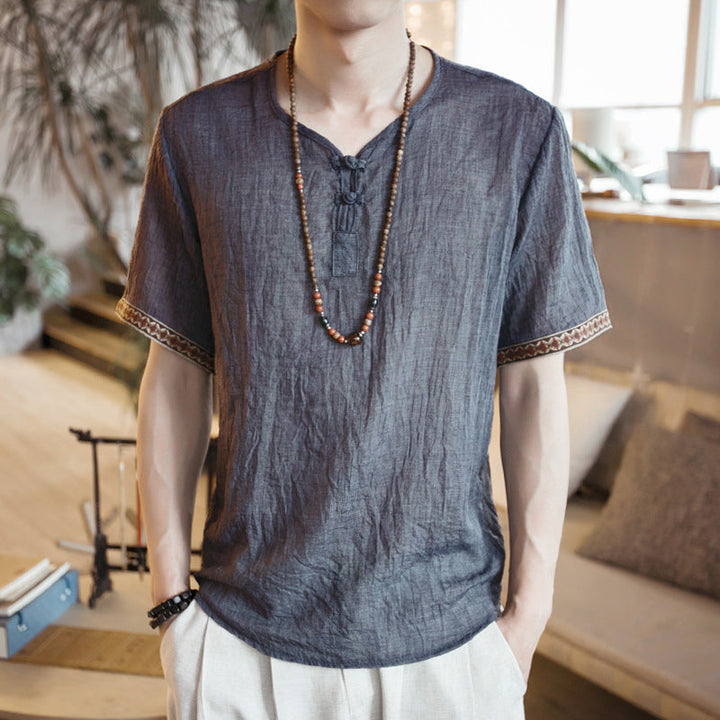 Keiando - Men's Summer Linen Shirt