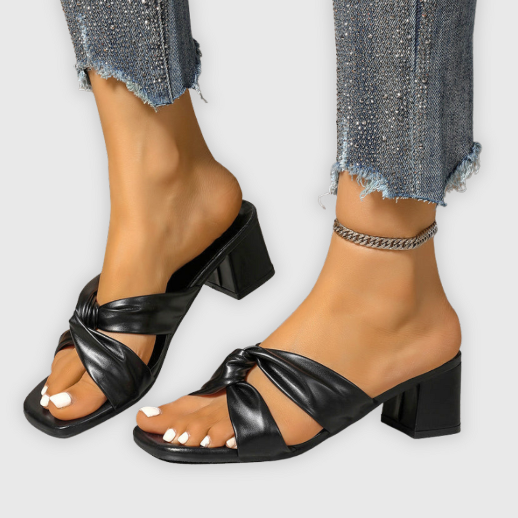 Alba | Premium-Sandalette aus Satin Handgefertigt