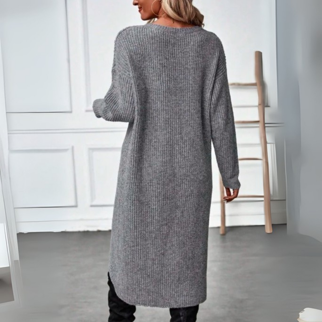 Arabella | Eleganter asymmetrischer Strickblazer