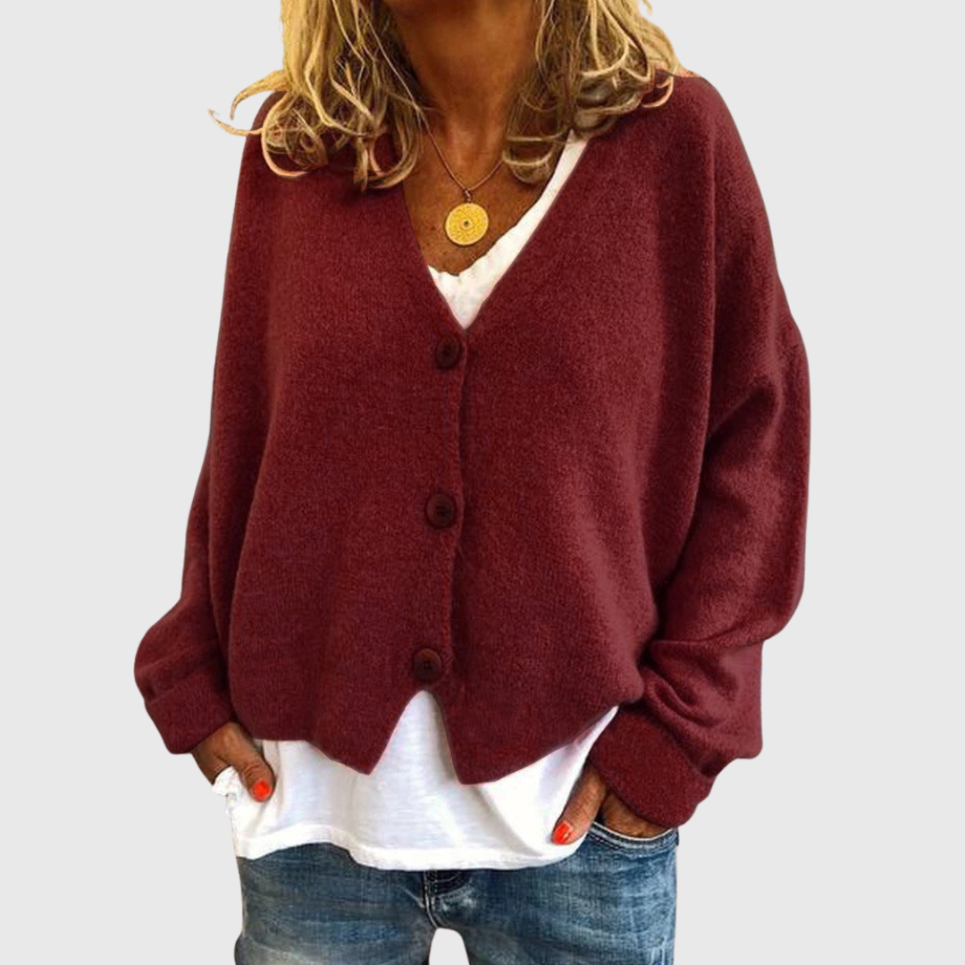 Shannon | Locker geschnittener Strick-Cardigan