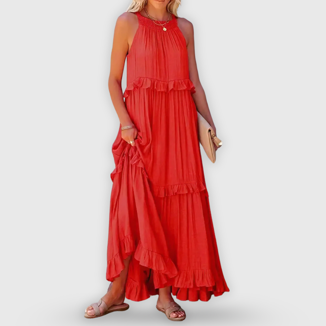 Fiona | Langes Kleid handgefertigt