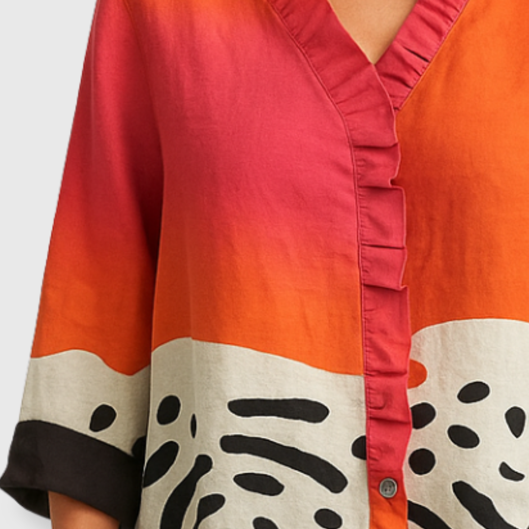 Carmelinda | Feminine Bluse für warme Tage