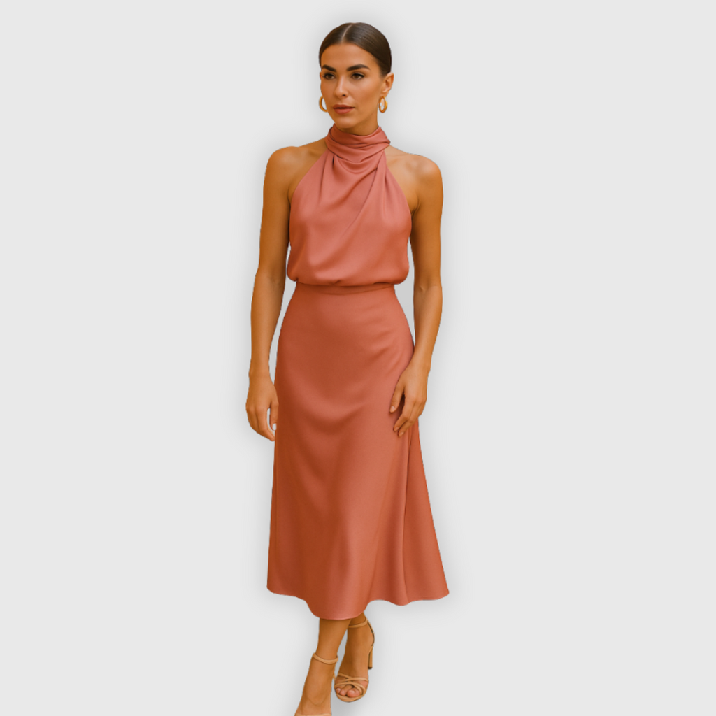 Verona | Handgefertigtes Premium-Satin-Kleid