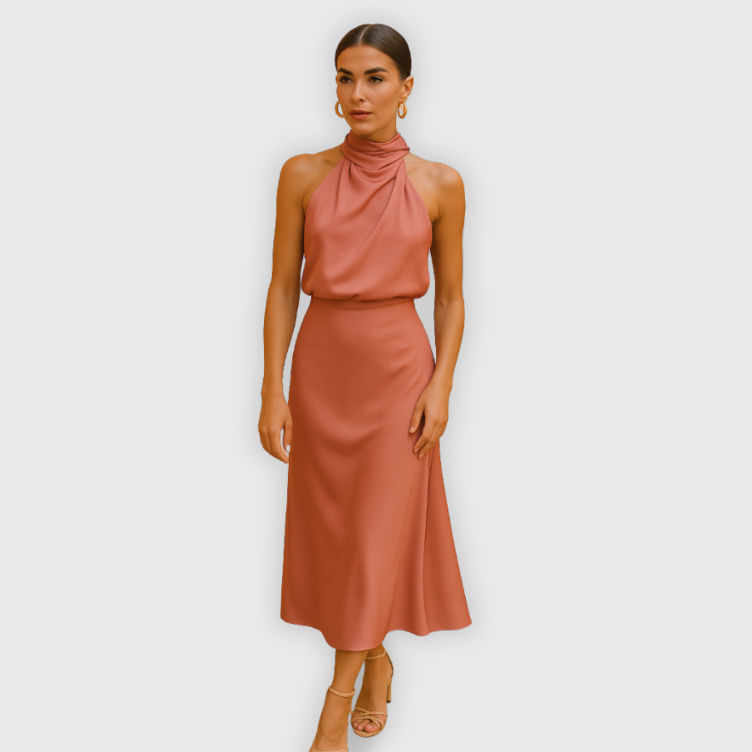 Verona | Handgefertigtes Premium-Satin-Kleid