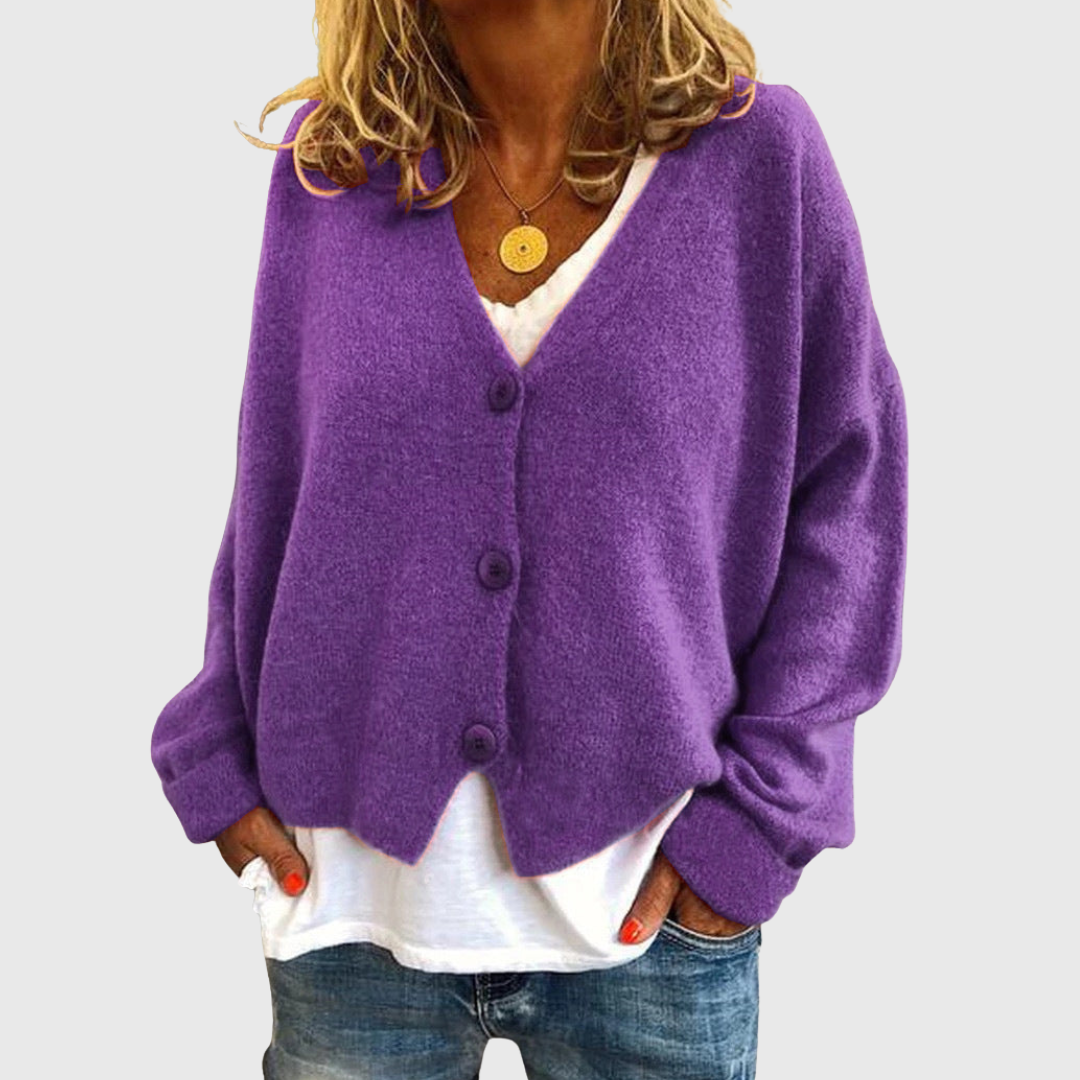 Shannon | Locker geschnittener Strick-Cardigan