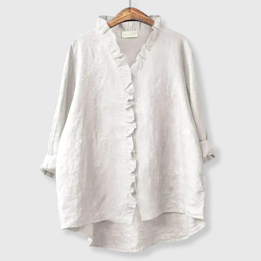 Elina | Sommerbluse mit Volants