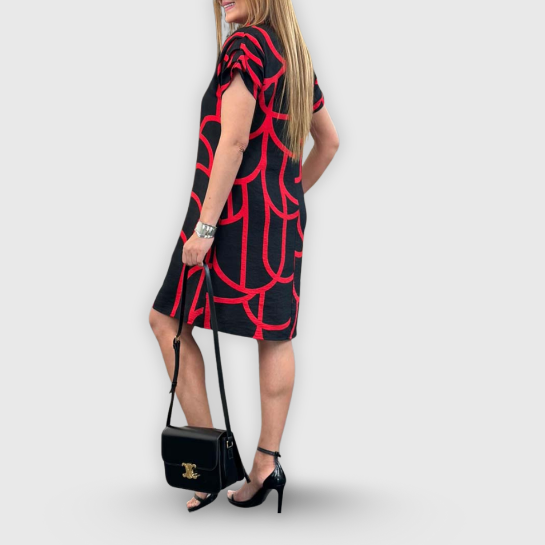 Elma | Gestreiftes Hemdblusenkleid