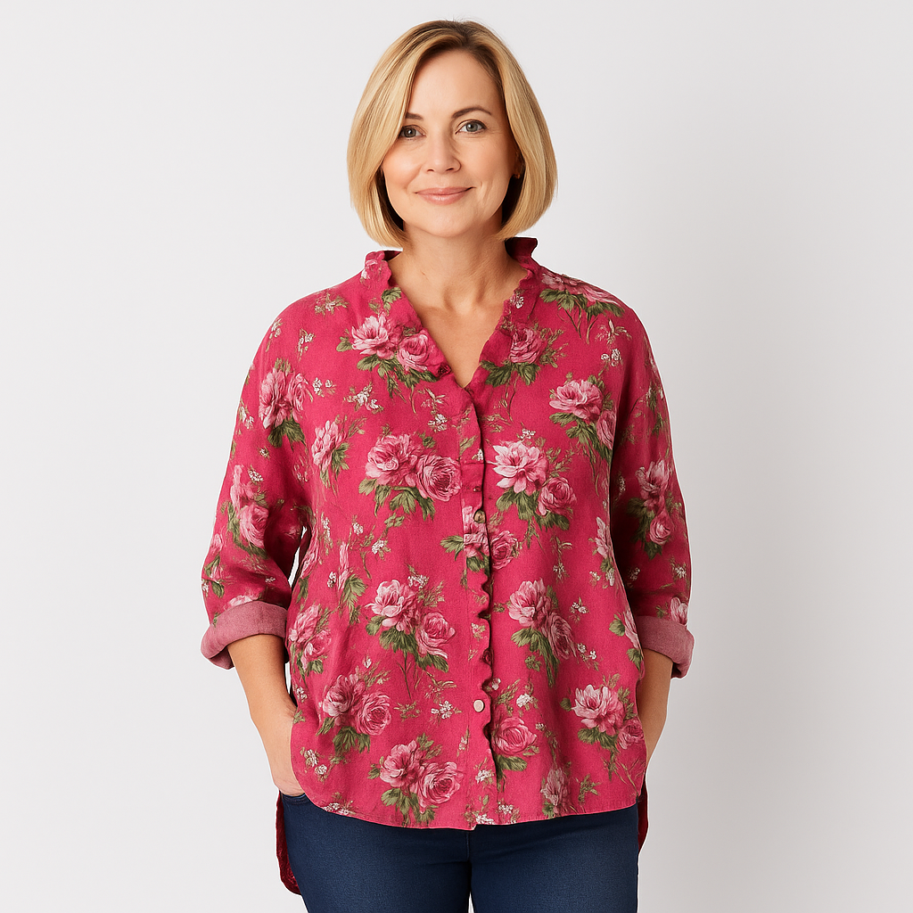 Clara | Sommerbluse mit Volants