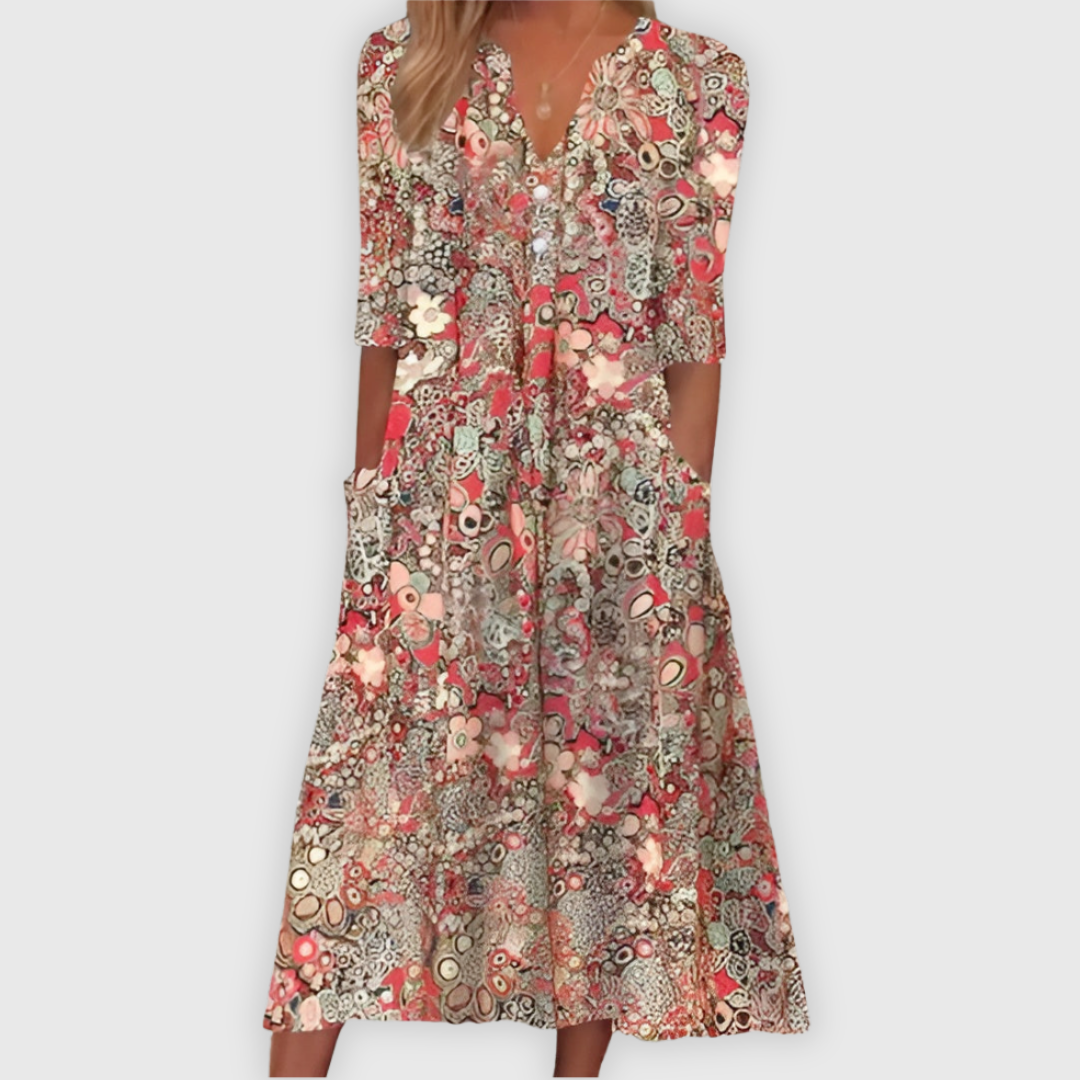 Alessia | Handgenähtes Premium-Hemdkleid