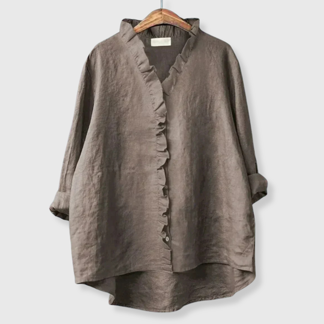 Elina | Sommerbluse mit Volants