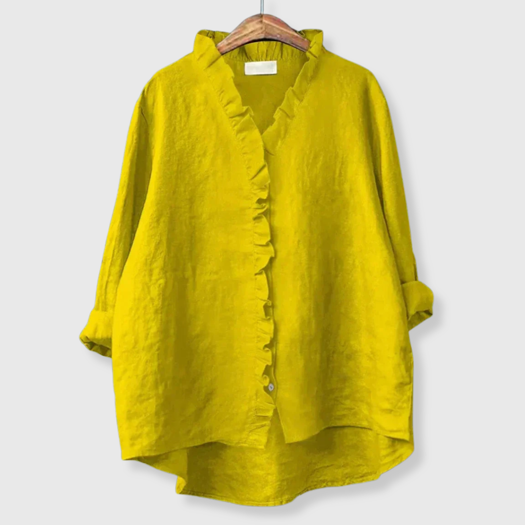 Elina | Sommerbluse mit Volants