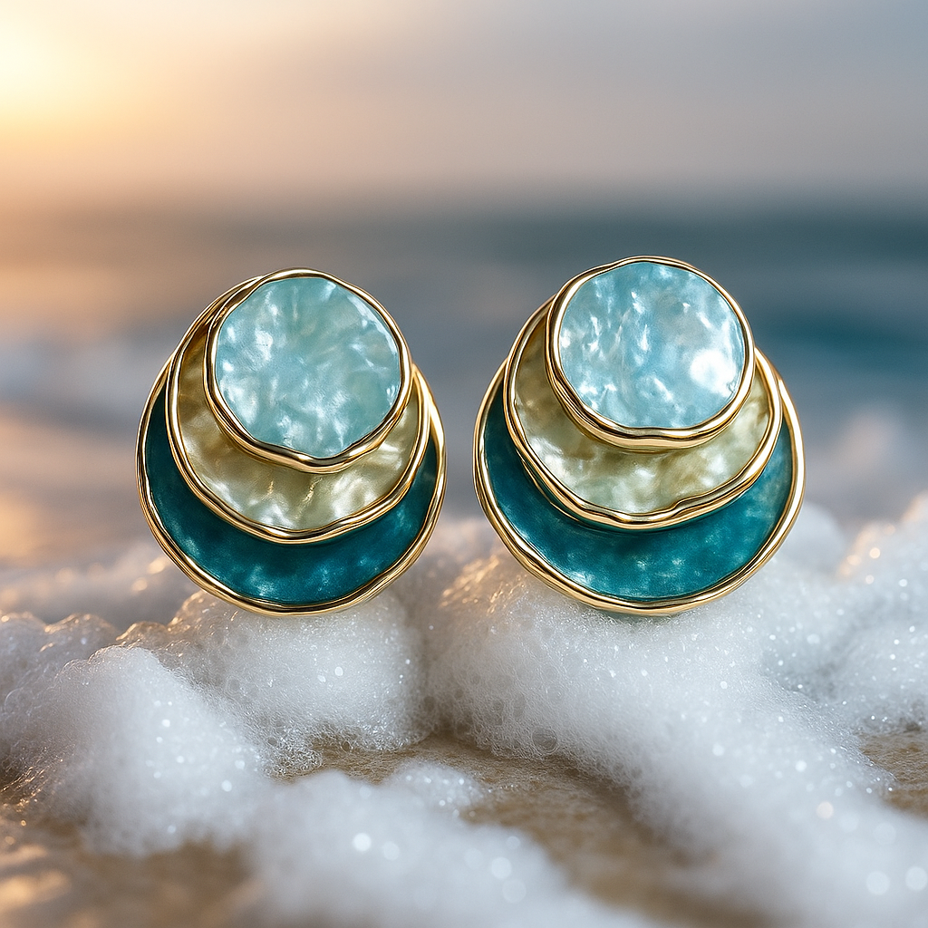 Delia | Handbemalte Ohrringe mit künstlerischer Seele