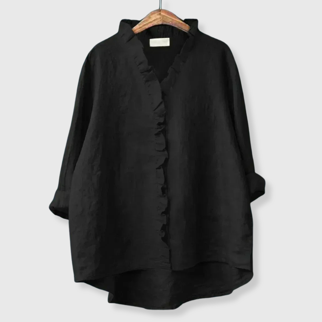 Elina | Sommerbluse mit Volants