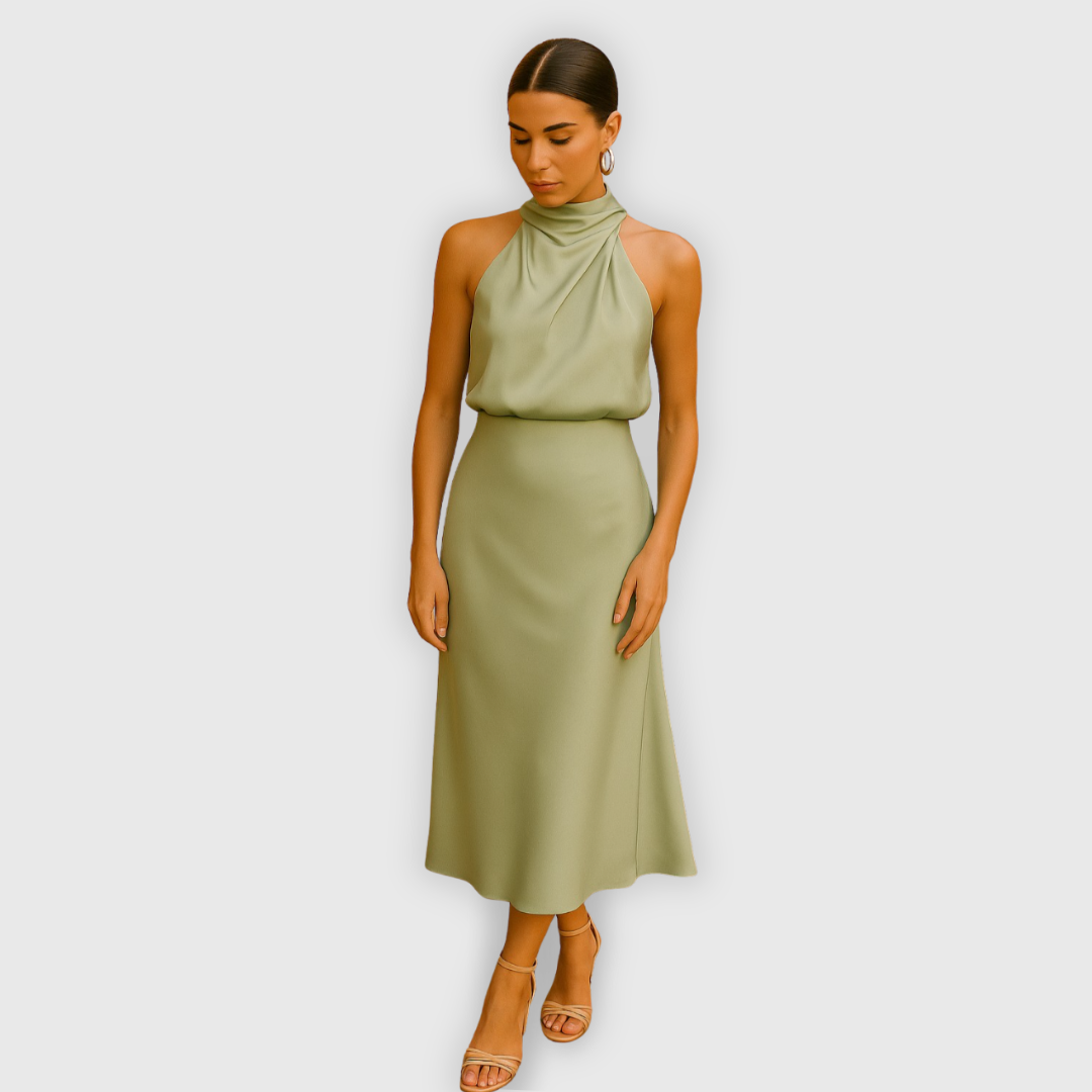 Verona | Handgefertigtes Premium-Satin-Kleid