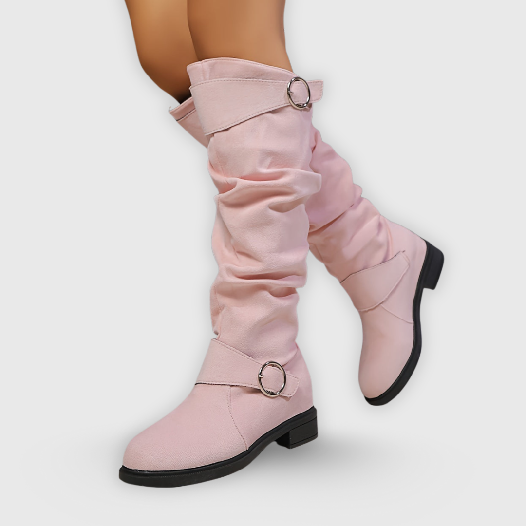 Ariel | Kniehohe Stiefel mit Schnalle