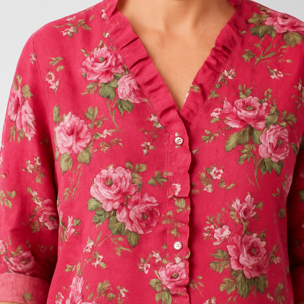 Clara | Sommerbluse mit Volants