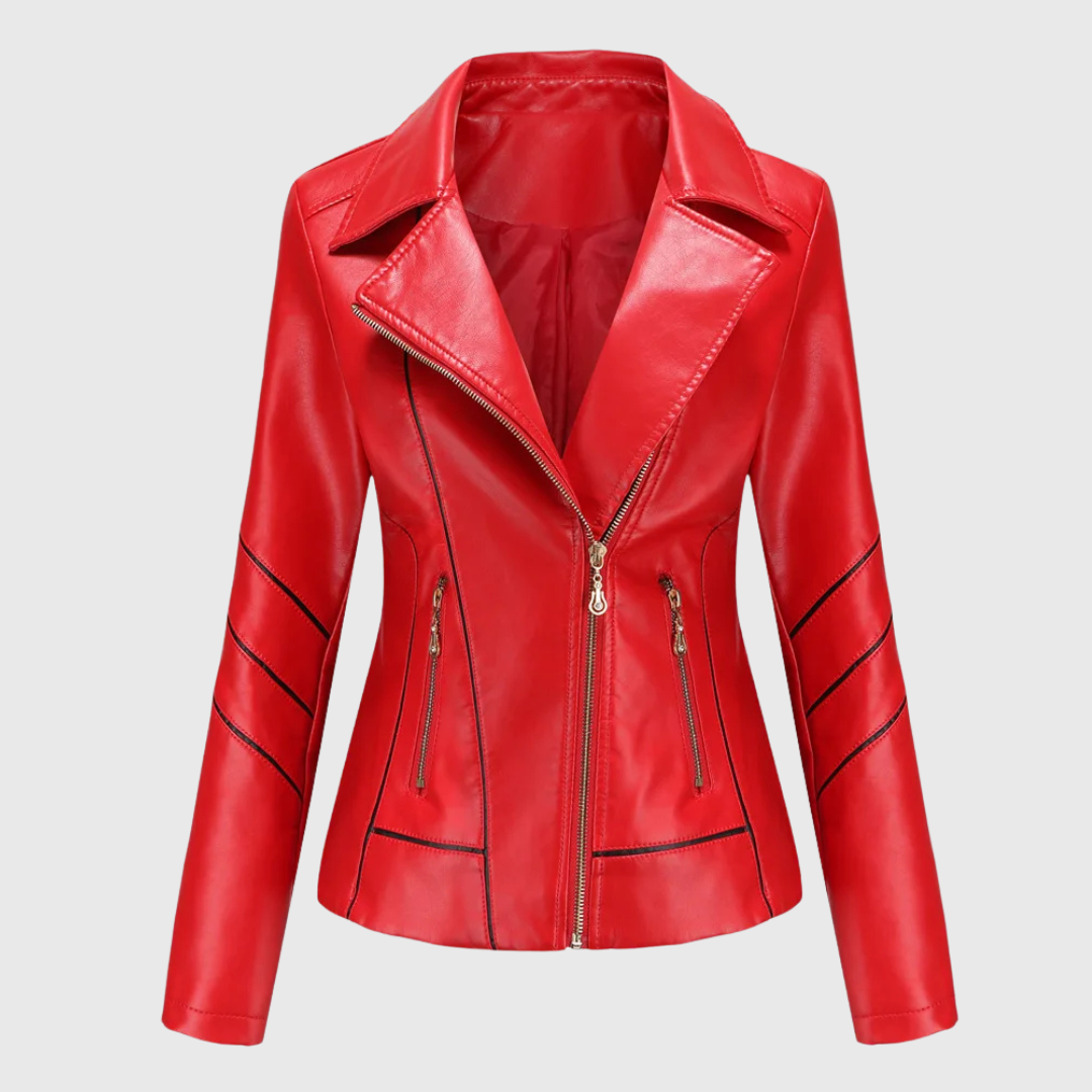 Smeralda | Panther Lederjacke