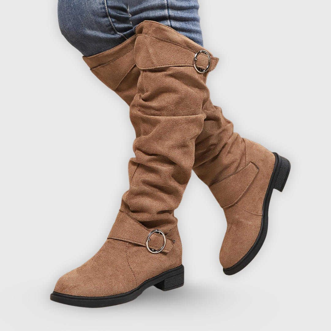 Ariel | Kniehohe Stiefel mit Schnalle