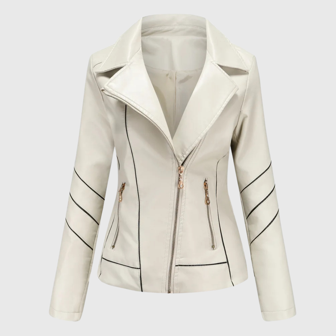 Smeralda | Panther Lederjacke