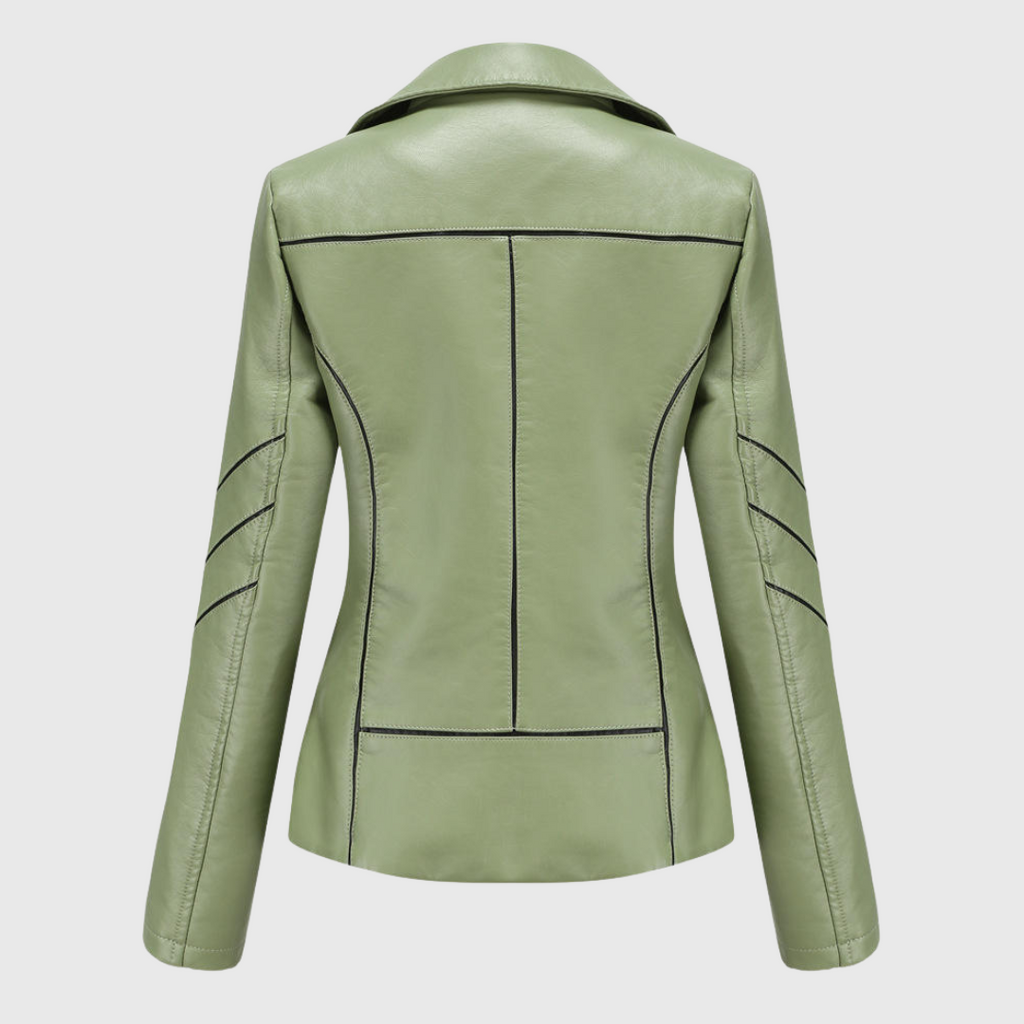 Smeralda | Panther Lederjacke