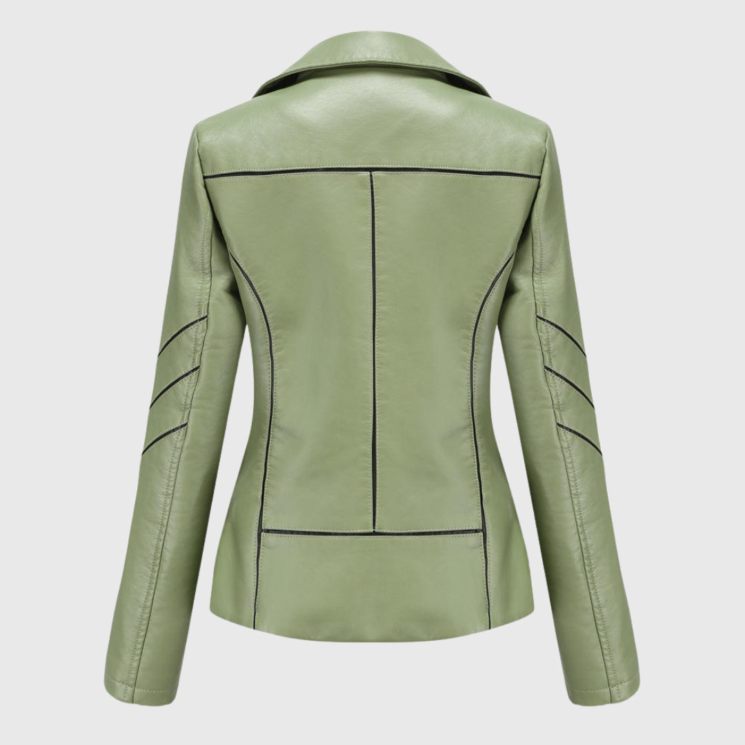 Smeralda | Panther Lederjacke