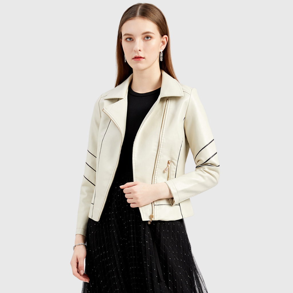 Smeralda | Panther Lederjacke