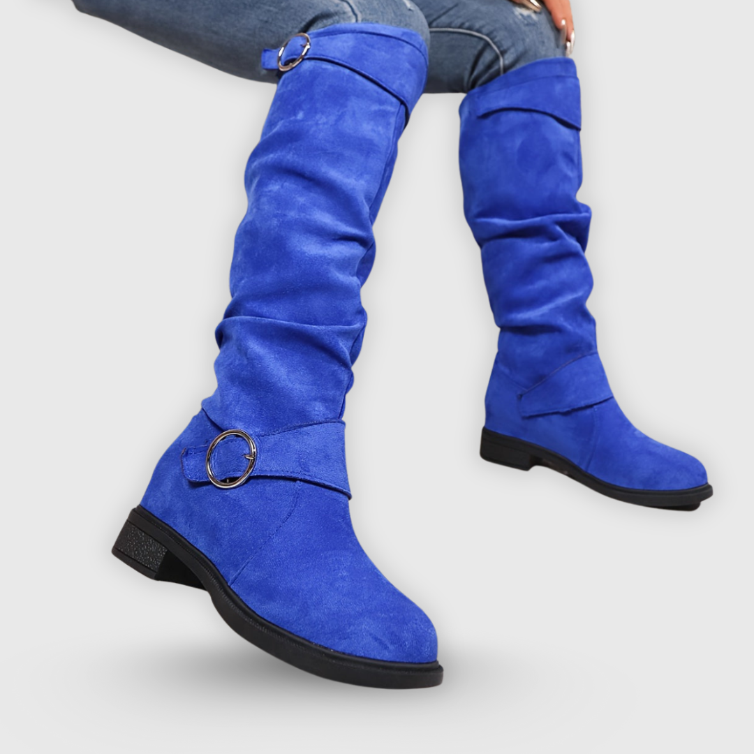 Ariel | Kniehohe Stiefel mit Schnalle