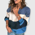 Claudia | Moderner Colorblock-Pullover