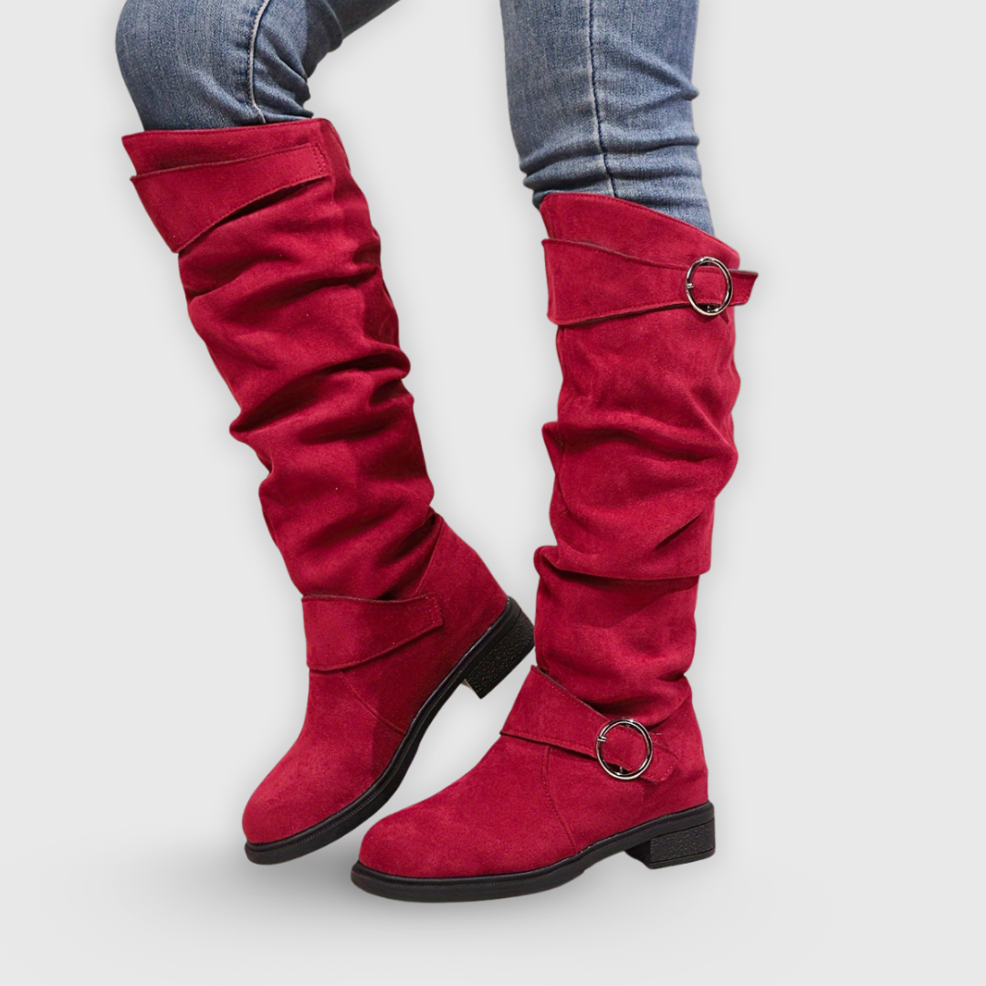Ariel | Kniehohe Stiefel mit Schnalle