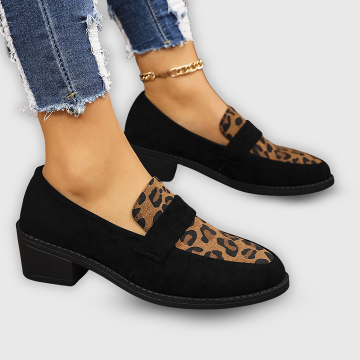 Raffaella | Handgefertigte Premium-Loafer im Animal-Look