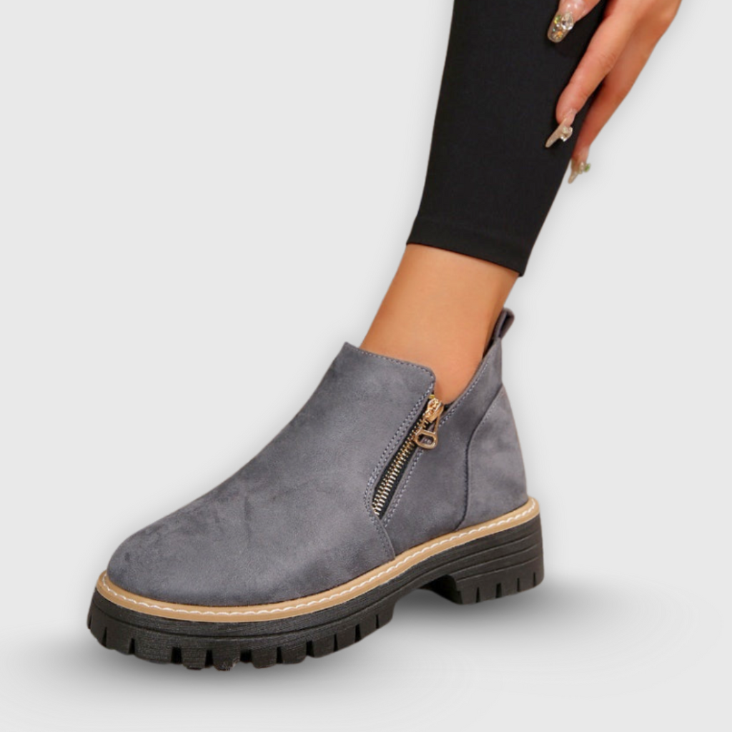Brigitta | Stiefelette mit seitlichem Reißverschluss