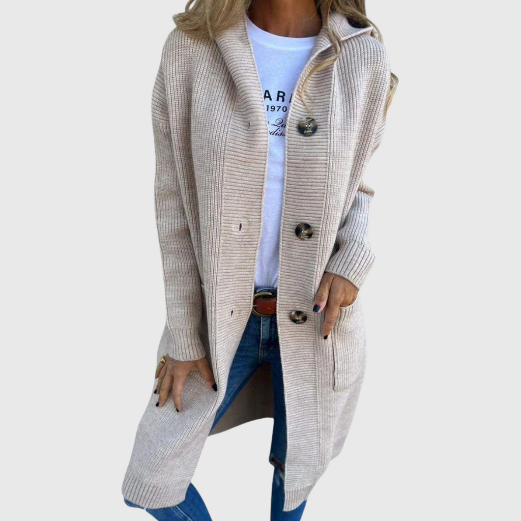 Giuliana | Langer Bequemer Cardigan