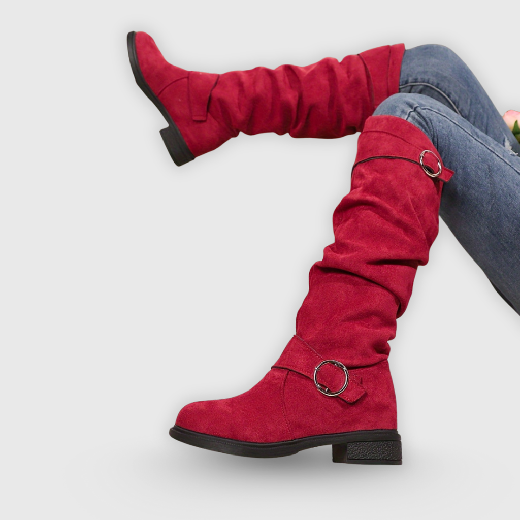 Ariel | Kniehohe Stiefel mit Schnalle