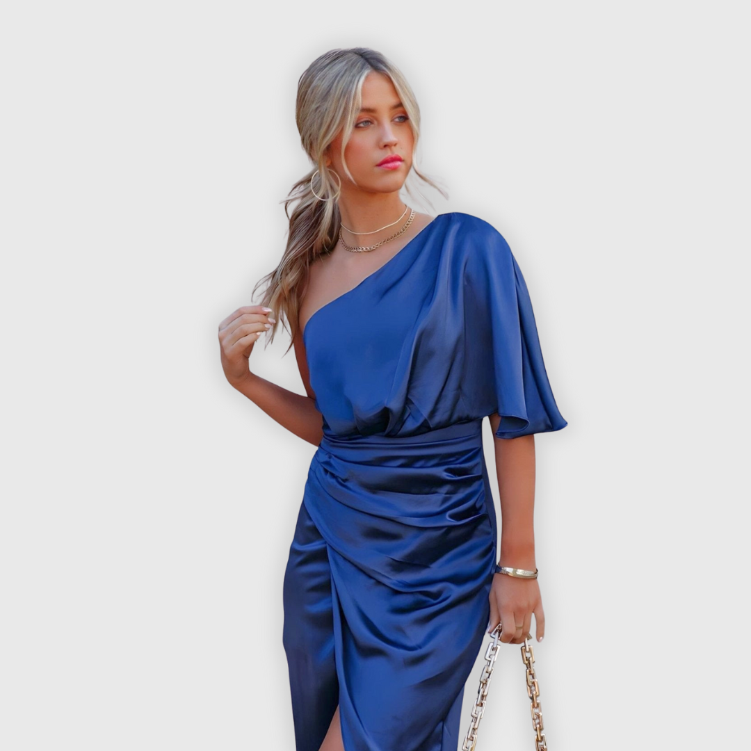 Dahlie | Elegantes asymmetrisches Kleid